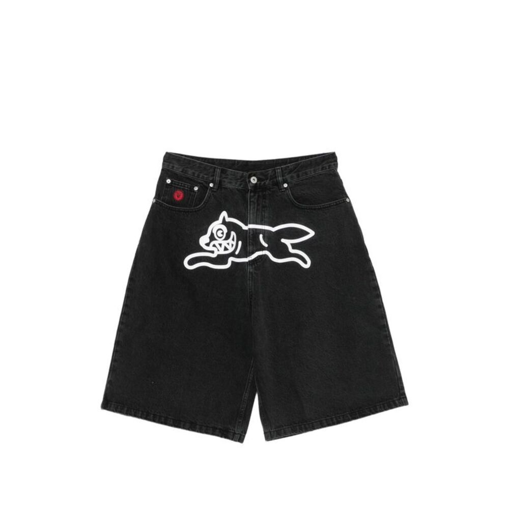 Icecream Men Denim Cargo Shorts